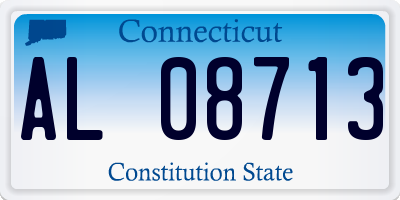 CT license plate AL08713