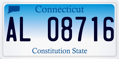 CT license plate AL08716