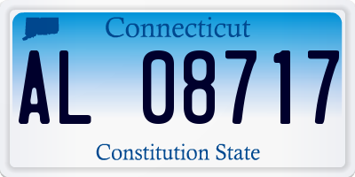 CT license plate AL08717