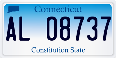 CT license plate AL08737