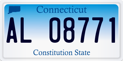 CT license plate AL08771