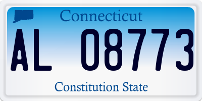 CT license plate AL08773