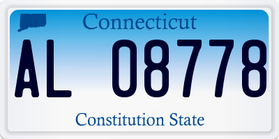 CT license plate AL08778