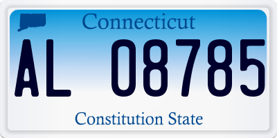 CT license plate AL08785