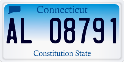 CT license plate AL08791