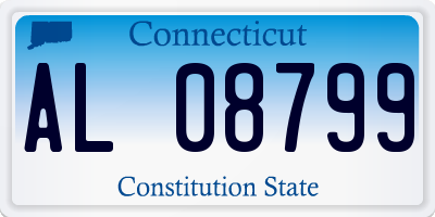 CT license plate AL08799