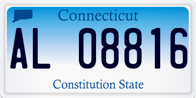 CT license plate AL08816