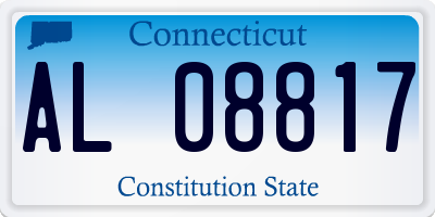 CT license plate AL08817