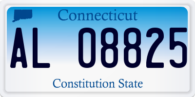 CT license plate AL08825