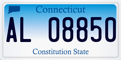 CT license plate AL08850