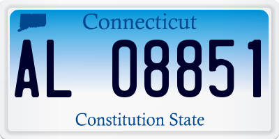 CT license plate AL08851