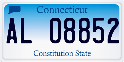 CT license plate AL08852