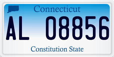 CT license plate AL08856
