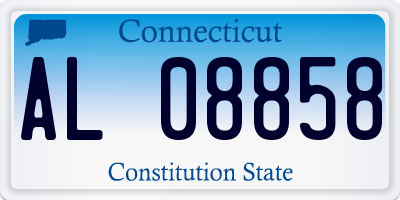 CT license plate AL08858