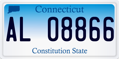 CT license plate AL08866