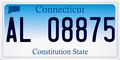 CT license plate AL08875