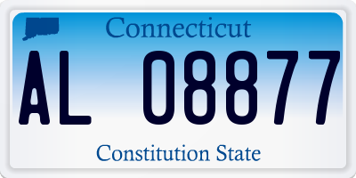 CT license plate AL08877