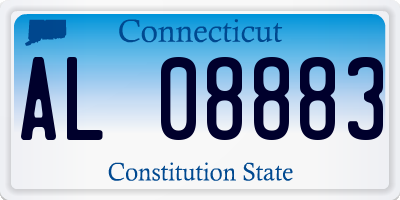 CT license plate AL08883