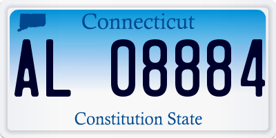 CT license plate AL08884