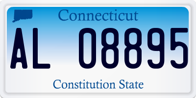 CT license plate AL08895