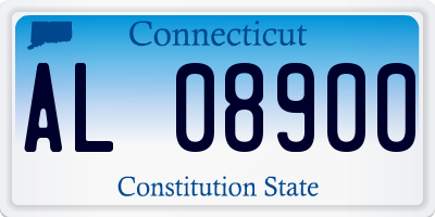 CT license plate AL08900