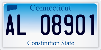 CT license plate AL08901