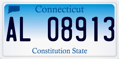 CT license plate AL08913