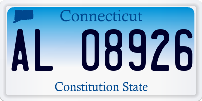 CT license plate AL08926