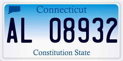 CT license plate AL08932