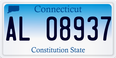 CT license plate AL08937