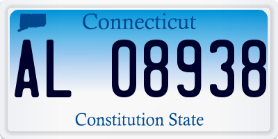 CT license plate AL08938
