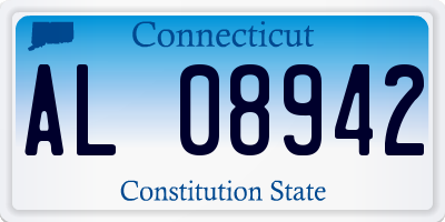 CT license plate AL08942