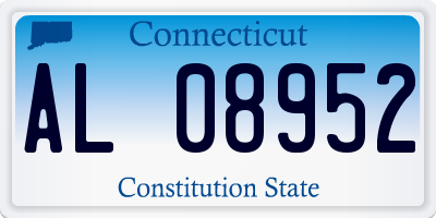 CT license plate AL08952