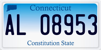 CT license plate AL08953