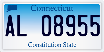 CT license plate AL08955