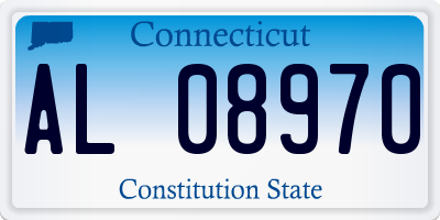 CT license plate AL08970