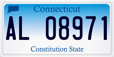 CT license plate AL08971