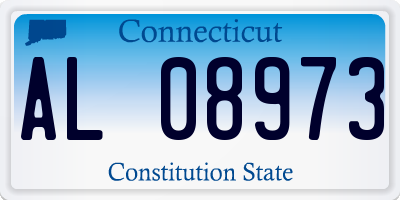 CT license plate AL08973