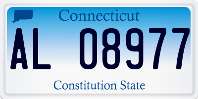 CT license plate AL08977