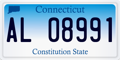 CT license plate AL08991