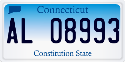 CT license plate AL08993