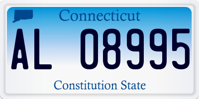 CT license plate AL08995