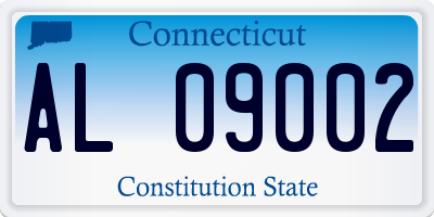 CT license plate AL09002