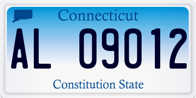 CT license plate AL09012