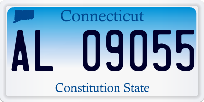 CT license plate AL09055