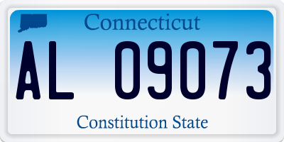 CT license plate AL09073