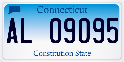 CT license plate AL09095