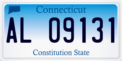 CT license plate AL09131