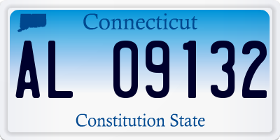 CT license plate AL09132