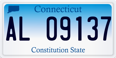 CT license plate AL09137